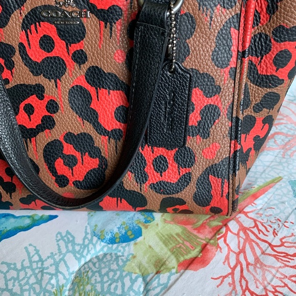 SOLD SOLD SOLD SOLD SOLD Coach wild Beast Gary Baseman Ocelot/leopard print - Picture 2 of 16